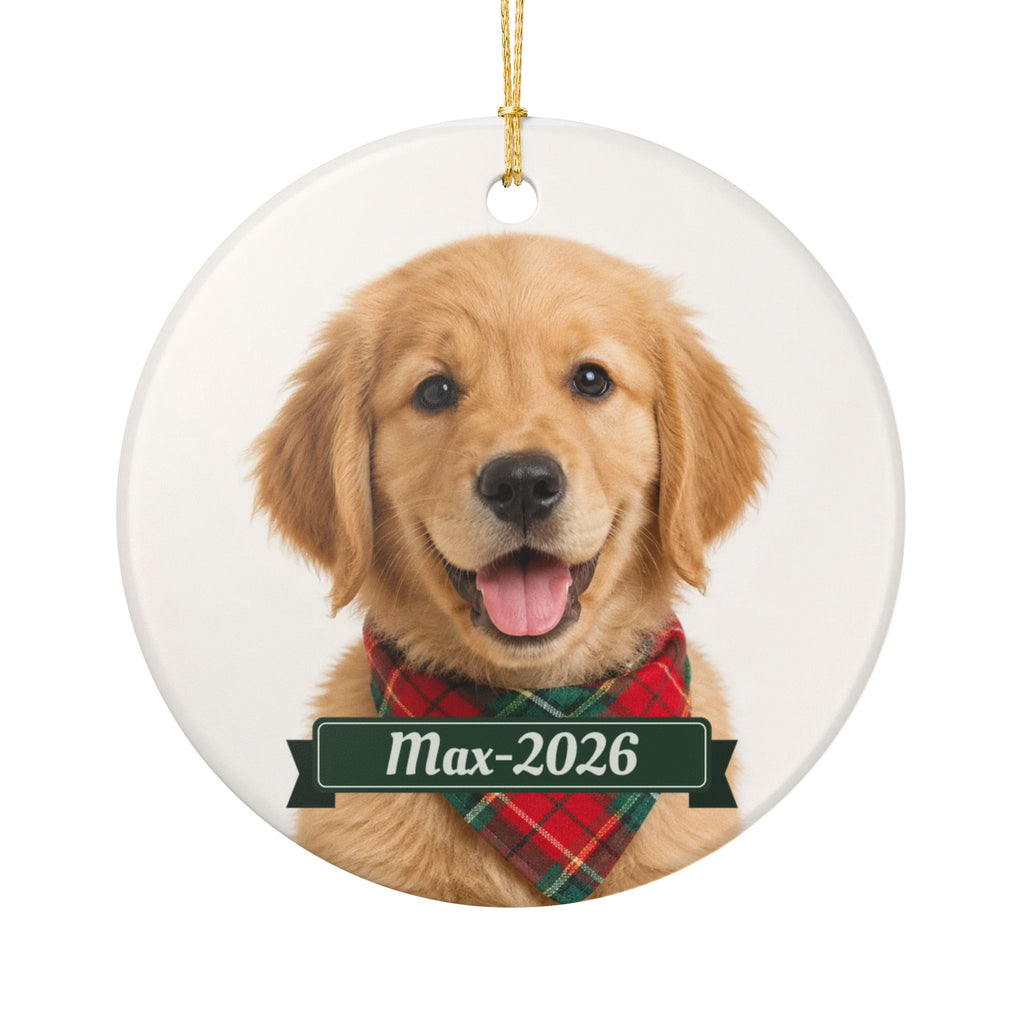 Custom Pet Portrait Ornament